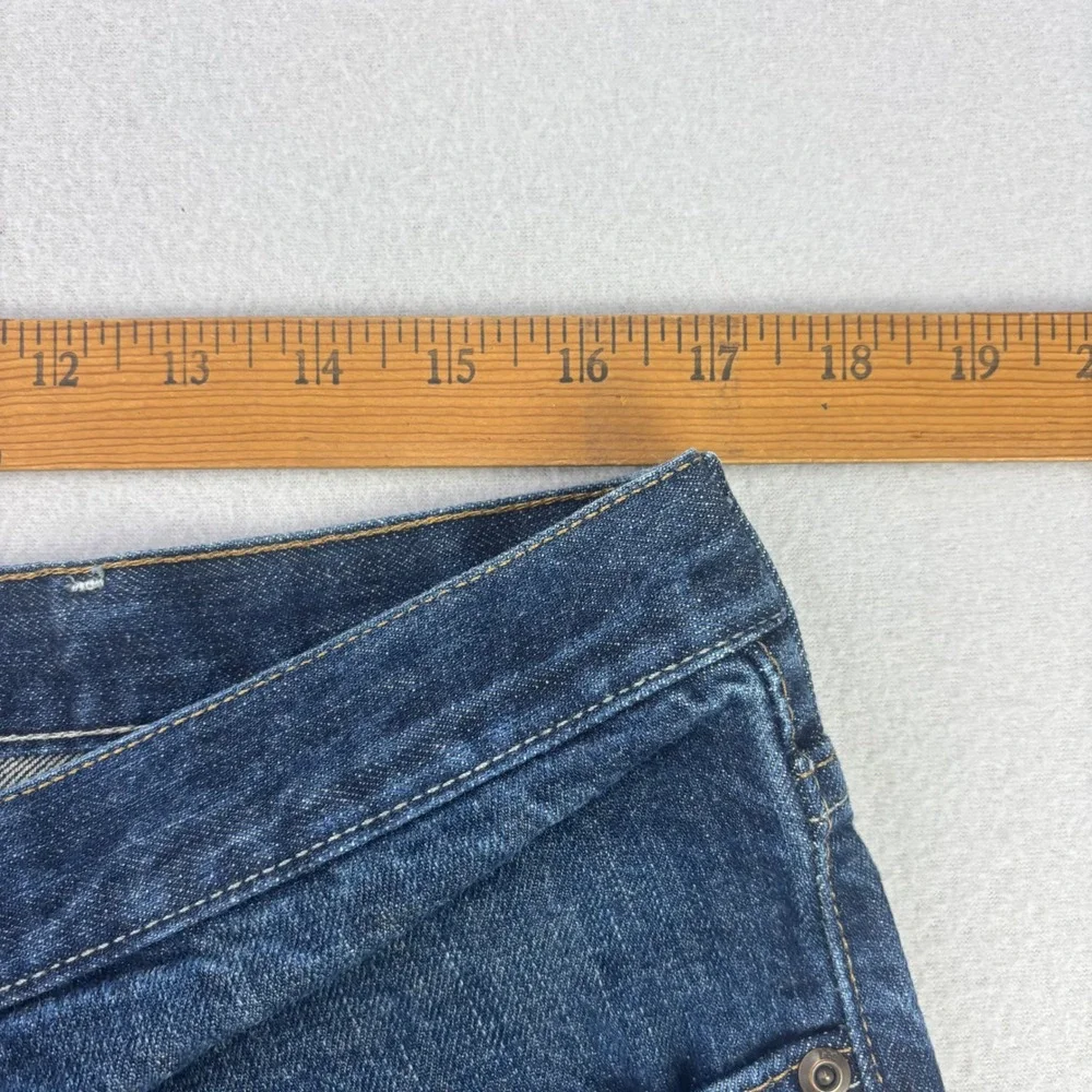 Lee Premium Select Relaxed Straight Leg Mens 36x32 Blue Denim Jeans Casual